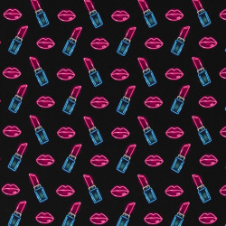 Jersey - Lippenstift und Kussmund